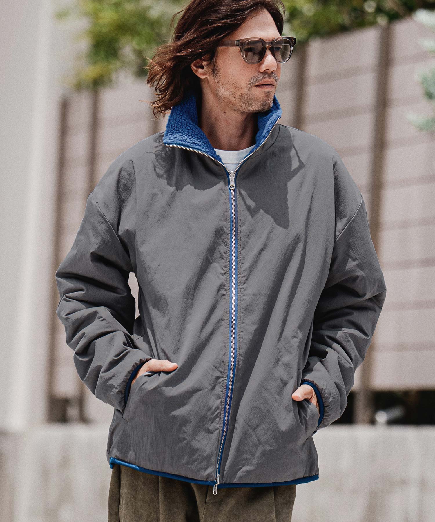 CAMBIO(カンビオ)】Boa×Nylon Reversible Jacket リバーシブル