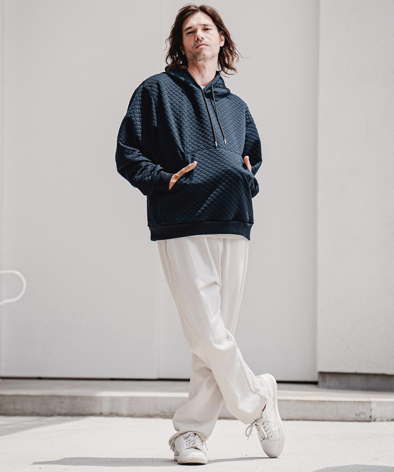 CAMBIO(カンビオ)】【予約販売8月上旬～中旬入荷】Faded Sweat Semi