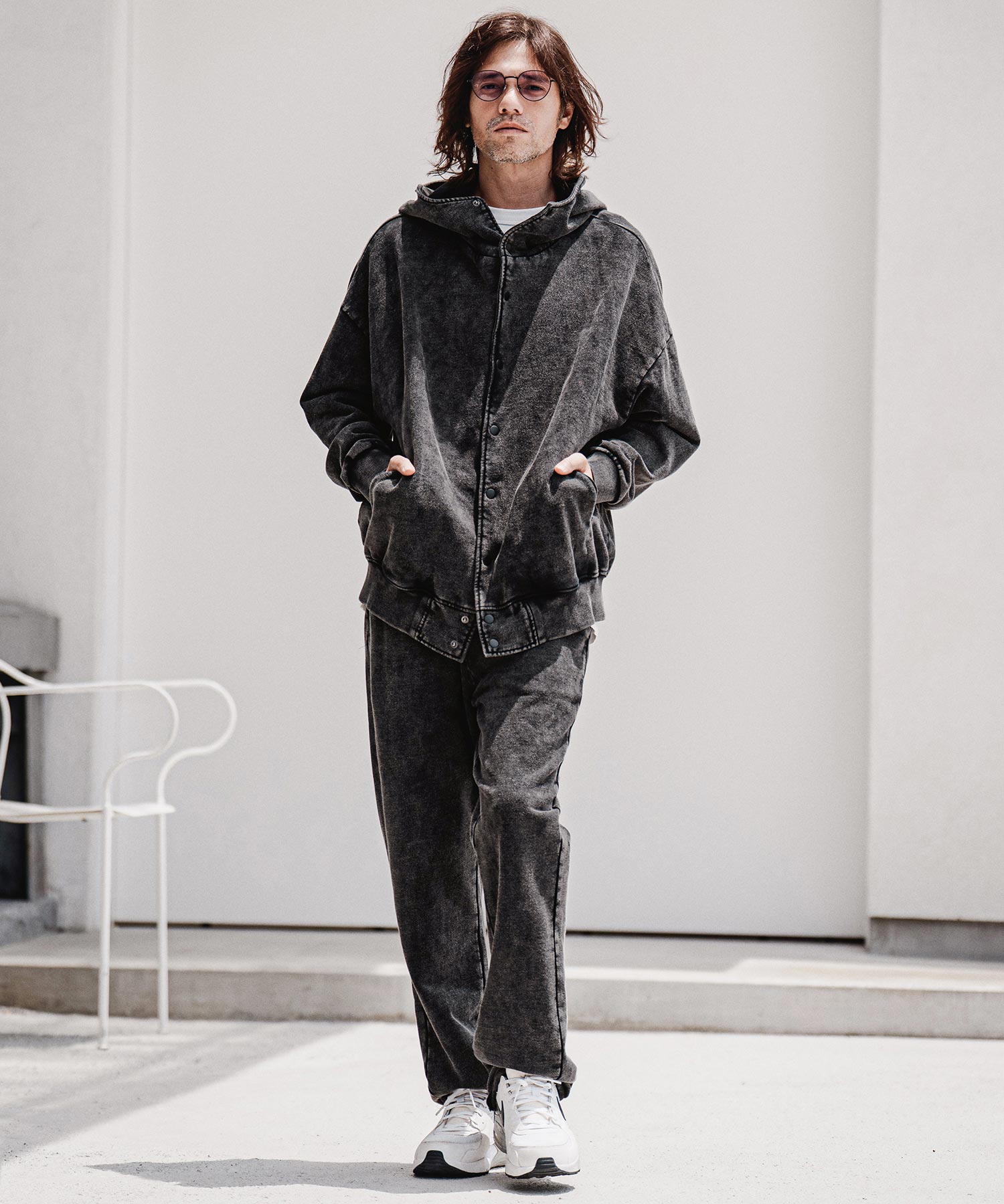 CAMBIO(カンビオ)】【予約販売8月上旬～中旬入荷】Faded Sweat Full