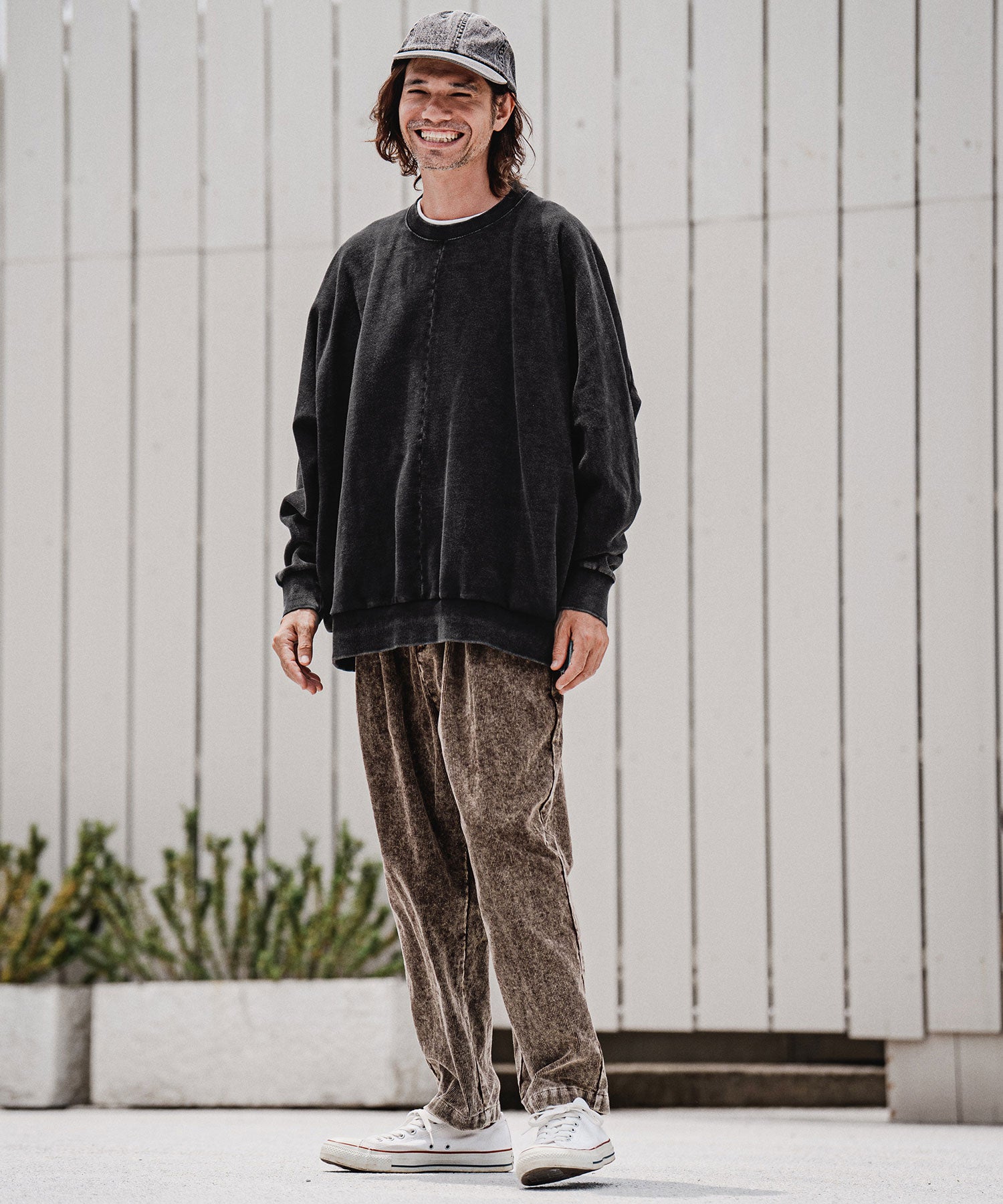 CAMBIO(カンビオ)】【予約販売8月上旬～中旬入荷】Faded Sweat Dolman