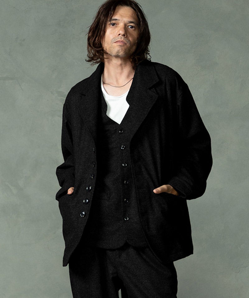 【エゴトリッピングEGOTRIPPING 】CPO JACKET ヘリンボーン☆ EGO TRIPPING(エゴトリッピング)】【予約販売11月中旬～下旬入荷】PEAK