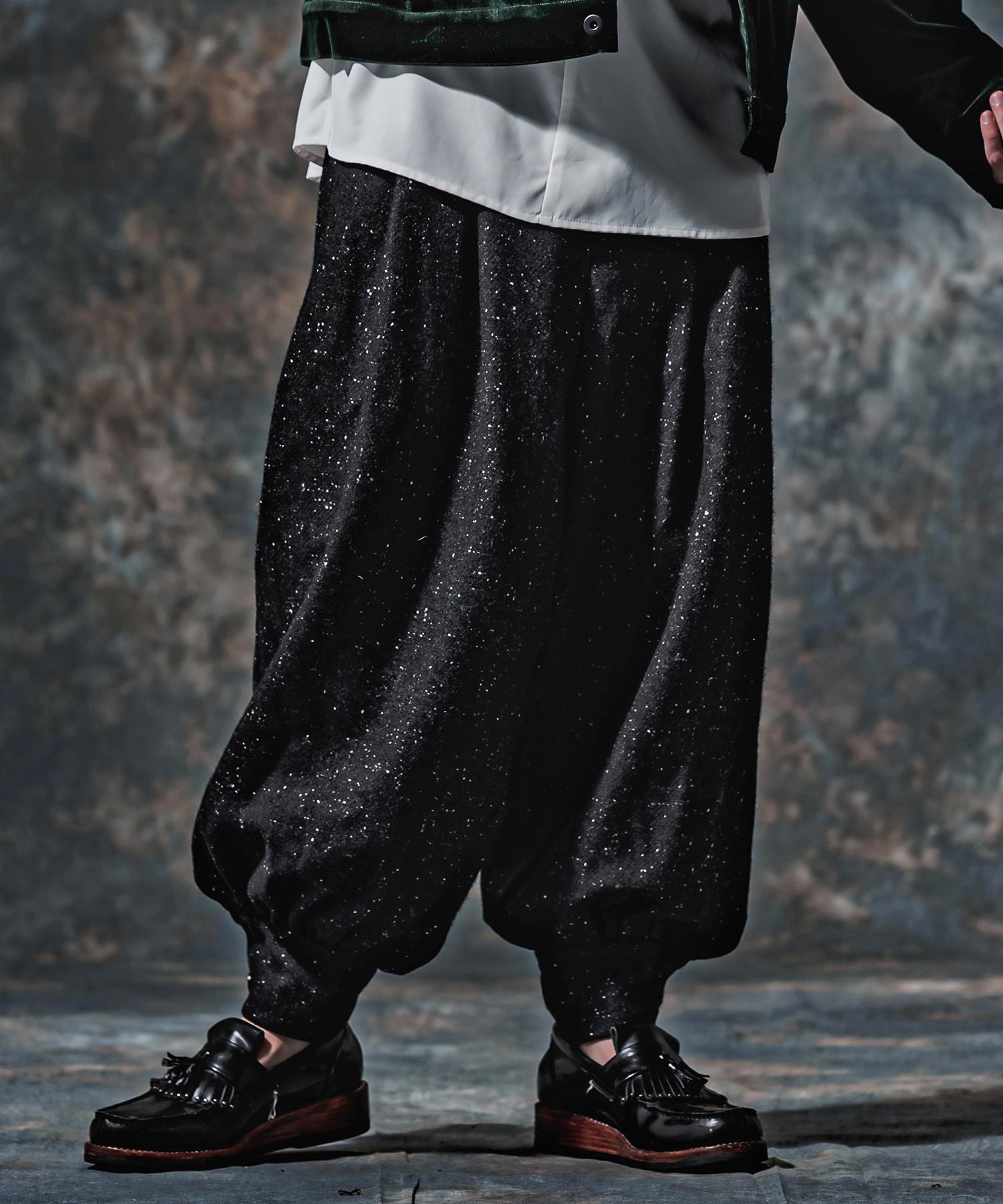 Jih Nunc バルーンパンツサルエルパンツ Jih Nunc(ジーヌンク)】【予約販売10月上旬～中旬入荷】ウール起毛