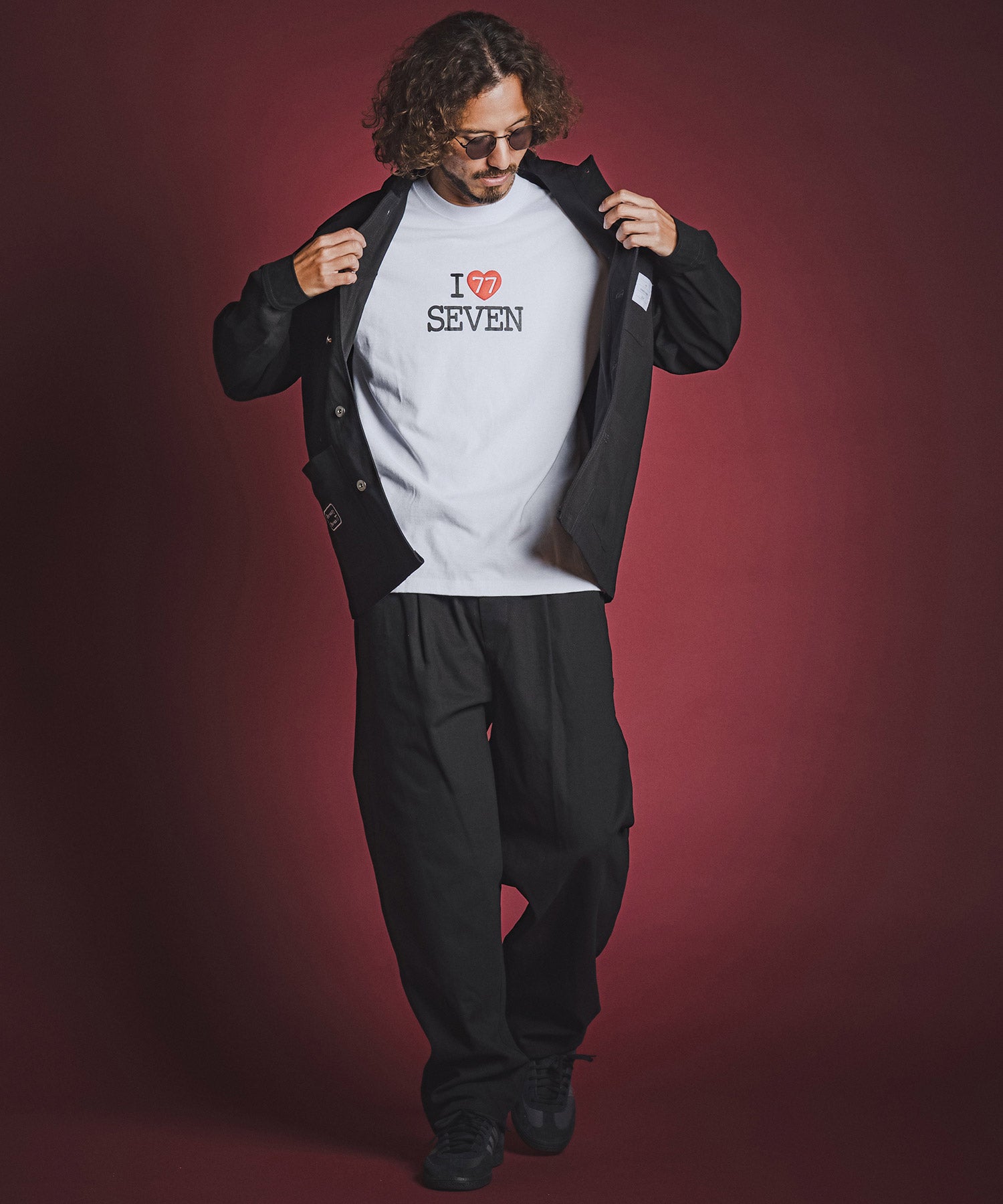 seventy seven(セブンティセブン)】heavy oz USA cotton S-S t-shirt