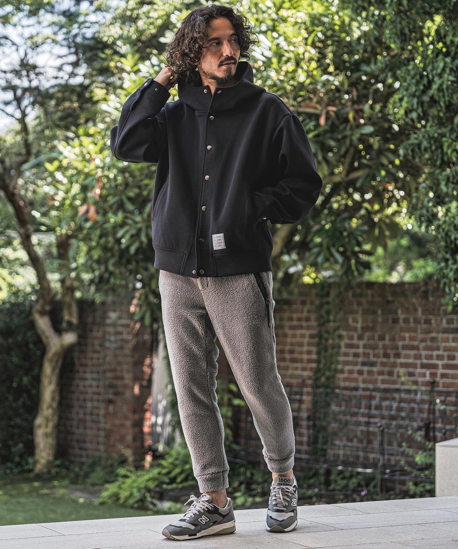 wjk reluxe】【予約販売10月下旬～11月上旬入荷】 Solid Boa Pants