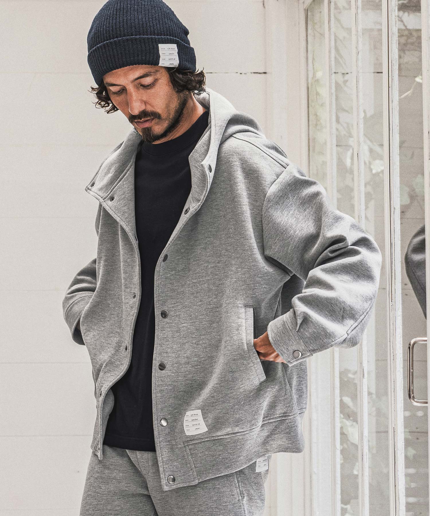 wjk reluxe】【予約販売10月下旬～11月上旬入荷】 Double Knit Hoodie