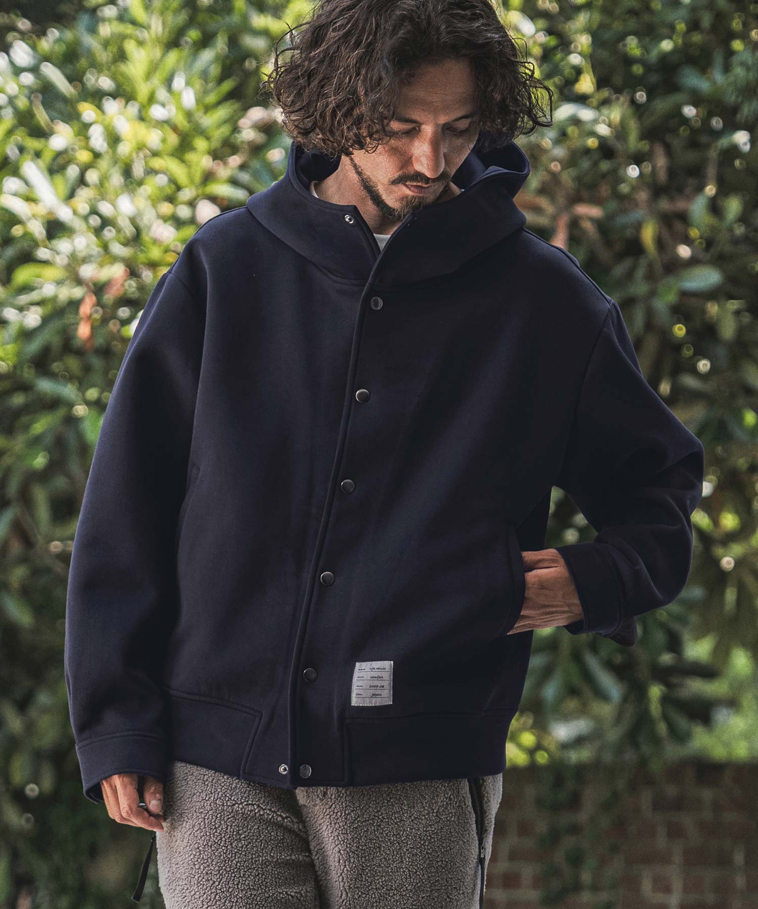 wjk reluxe】【予約販売10月下旬～11月上旬入荷】 Double Knit Hoodie