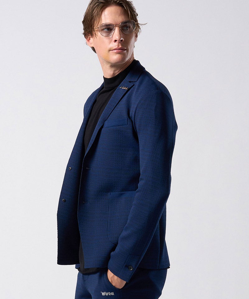 wjk】【予約販売1月上旬～中旬入荷】function knit jacket(jacquard