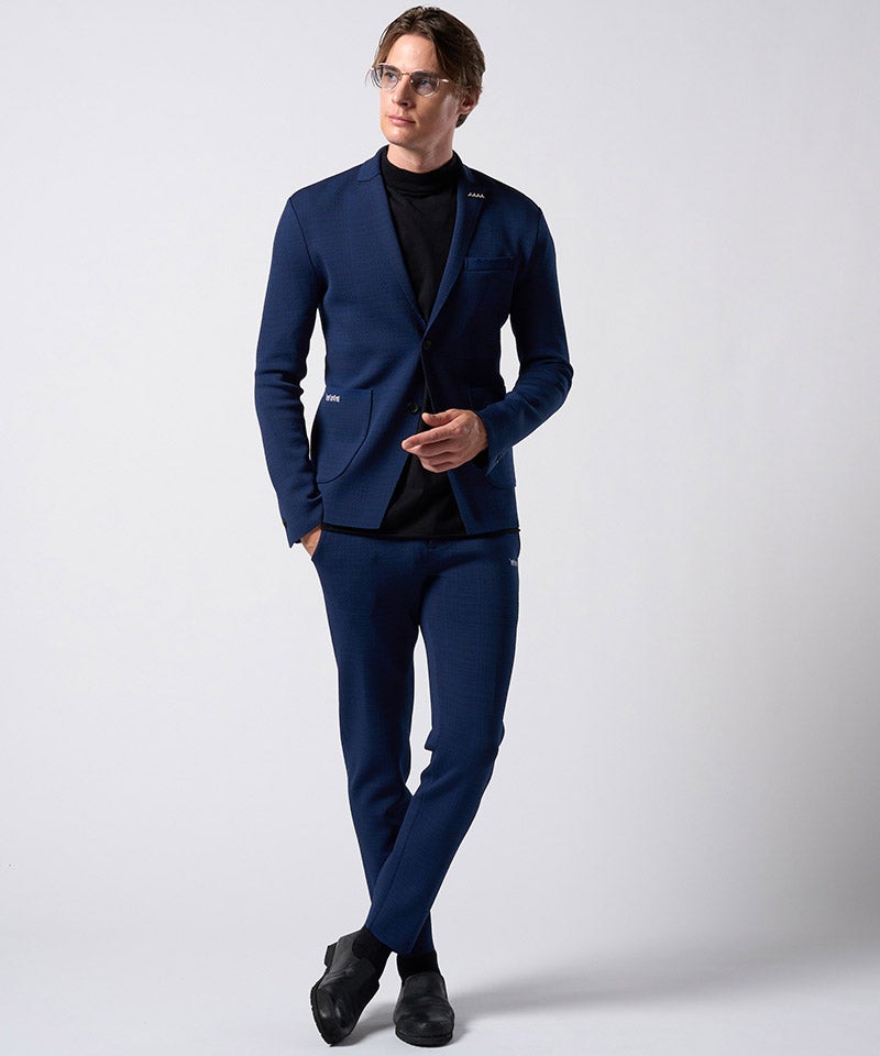 wjk】【予約販売1月上旬～中旬入荷】function knit jacket(jacquard