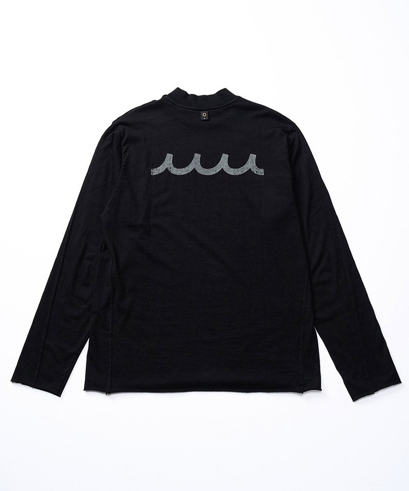 wjk】【予約販売1月上旬～中旬入荷】cut-off mock-neck L-S(printed