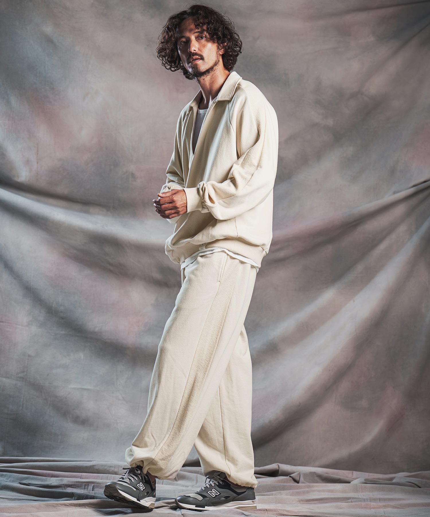 ANGENEHM(アンゲネーム)】【予約販売9月上旬～中旬入荷】Sweat Baggy