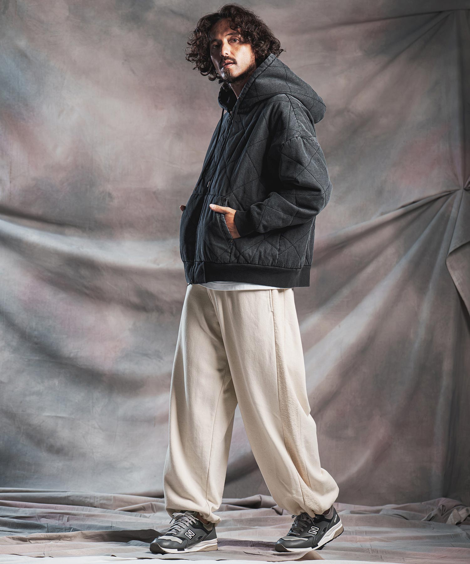 ANGENEHM(アンゲネーム)】【予約販売9月上旬～中旬入荷】Sweat Baggy