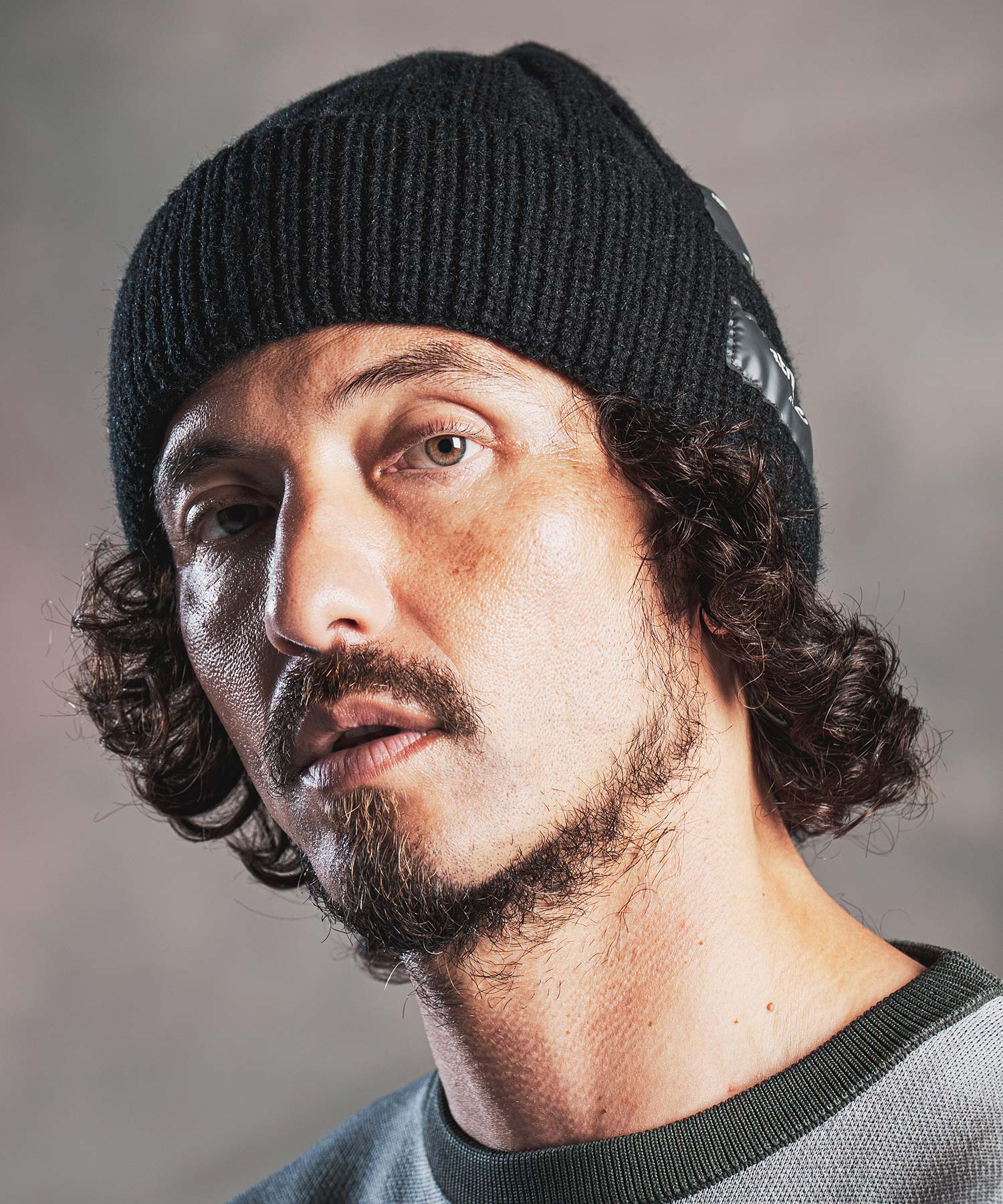 ANGENEHM(アンゲネーム)】Wide Rib Knit Beanie ニットビーニー(AG07