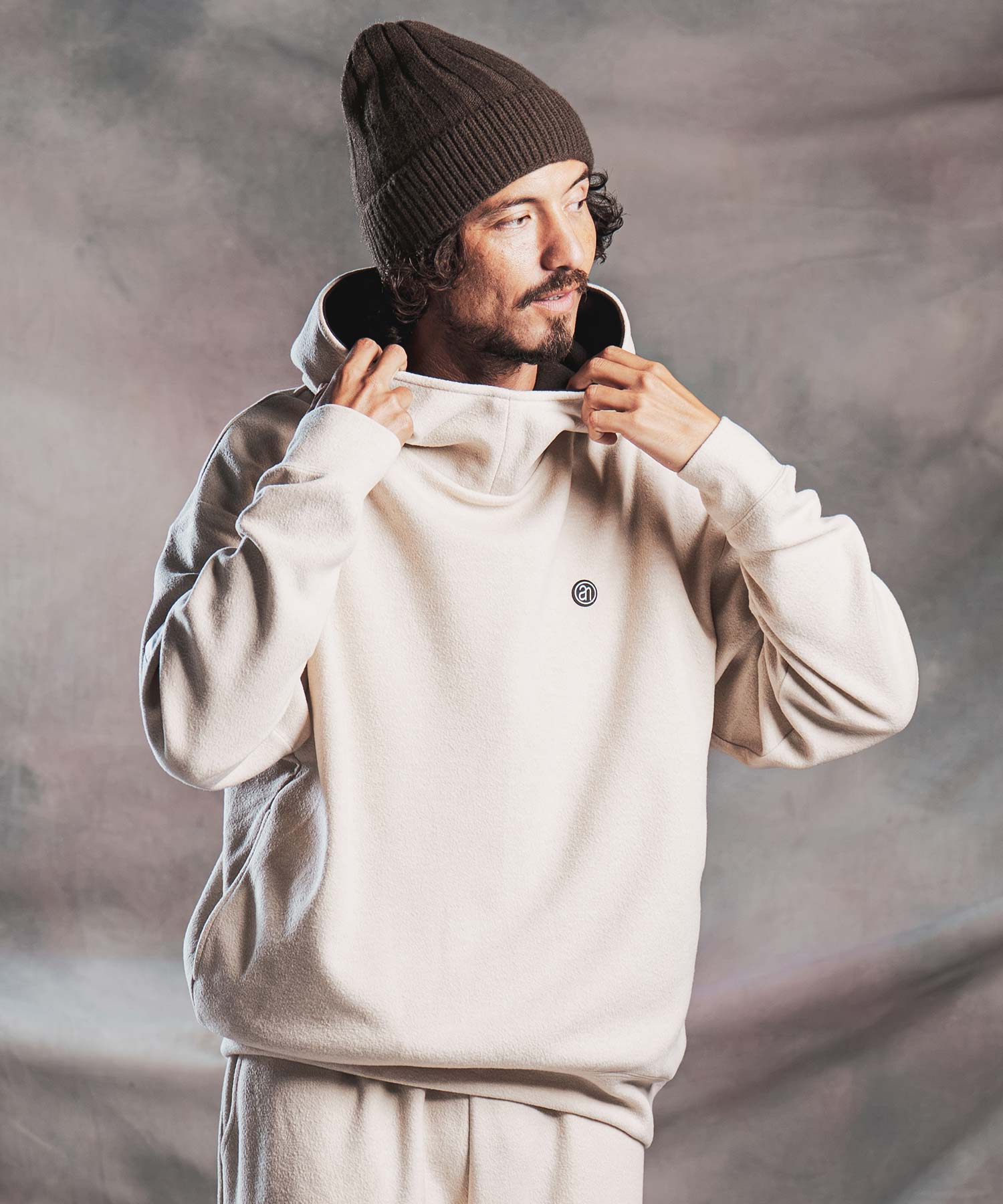 ANGENEHM(アンゲネーム)】Wide Rib Knit Beanie ニットビーニー(AG07