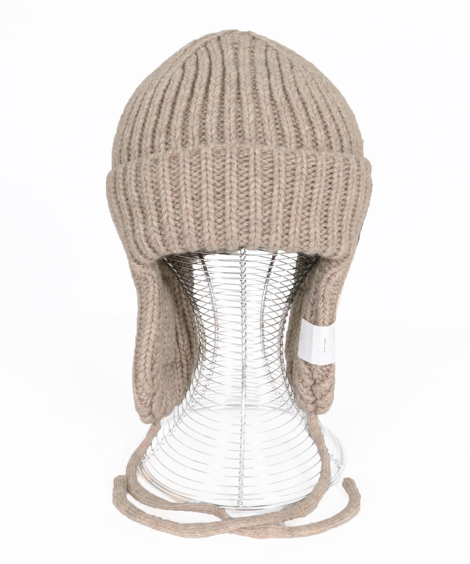 ANGENEHM(アンゲネーム)】Earflap Wide Rib Knit Beanie イヤー
