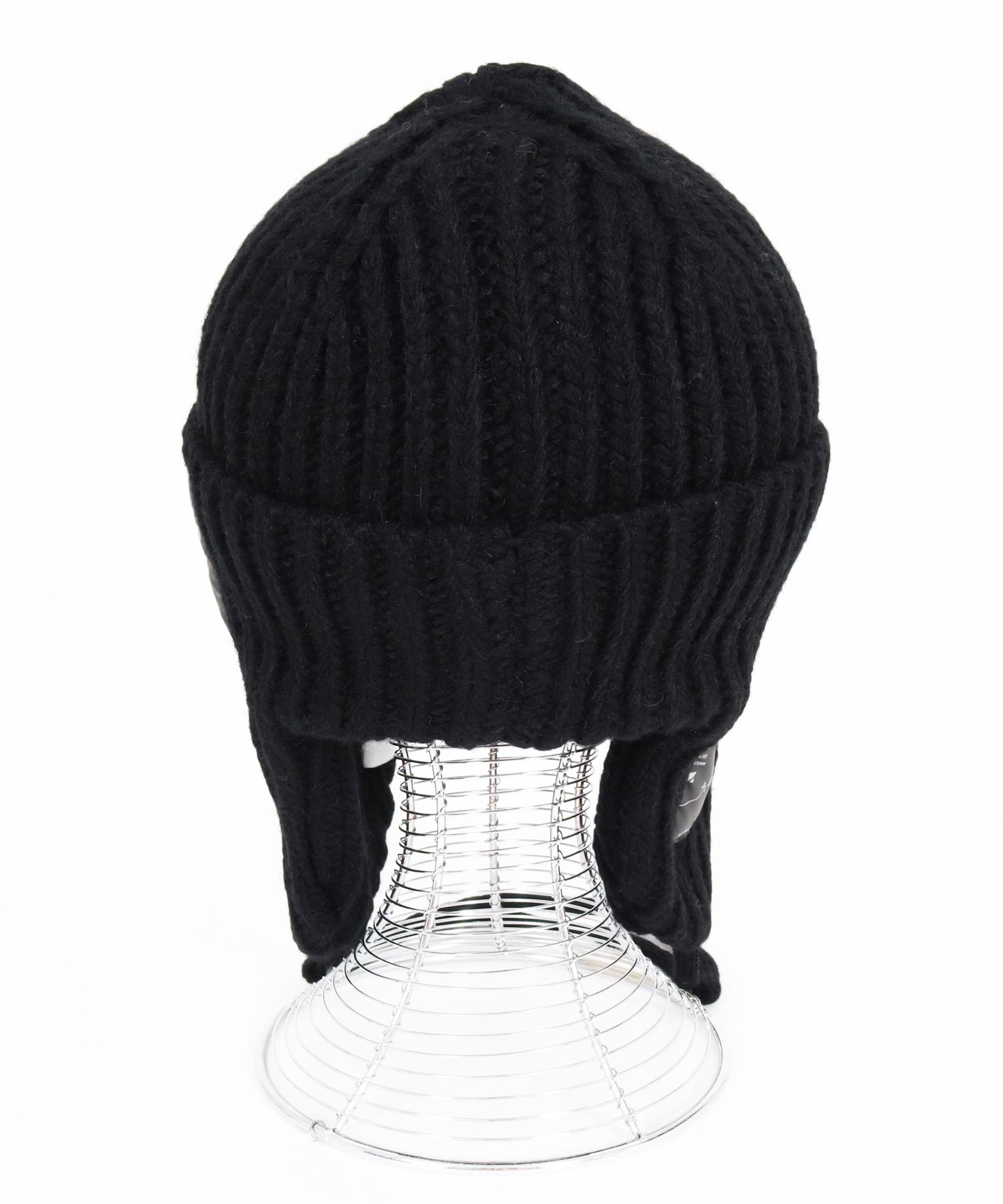 ANGENEHM(アンゲネーム)】Earflap Wide Rib Knit Beanie イヤー