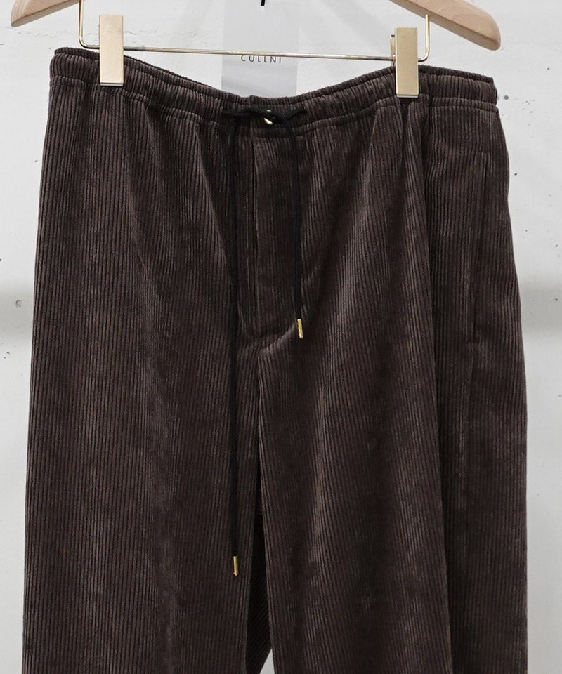 CULLNI コーデュロイパンツ　サイズ1 CULLNI(クルニ)】【予約販売10月下旬～11月上旬入荷】Wide Wale
