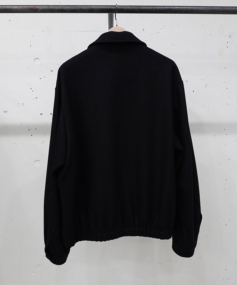 CULLNI(クルニ)】Signature Melton Asymmetrical Layered Zip Up