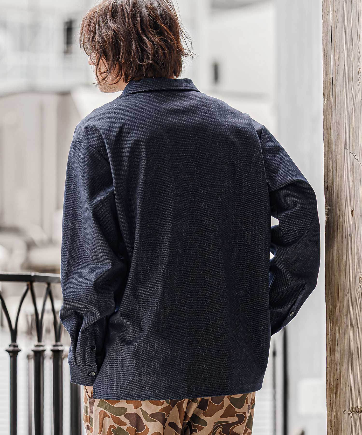 CAMBIO(カンビオ)】Twill Skipper Polo Shirt スキッパーポロシャツ(GM