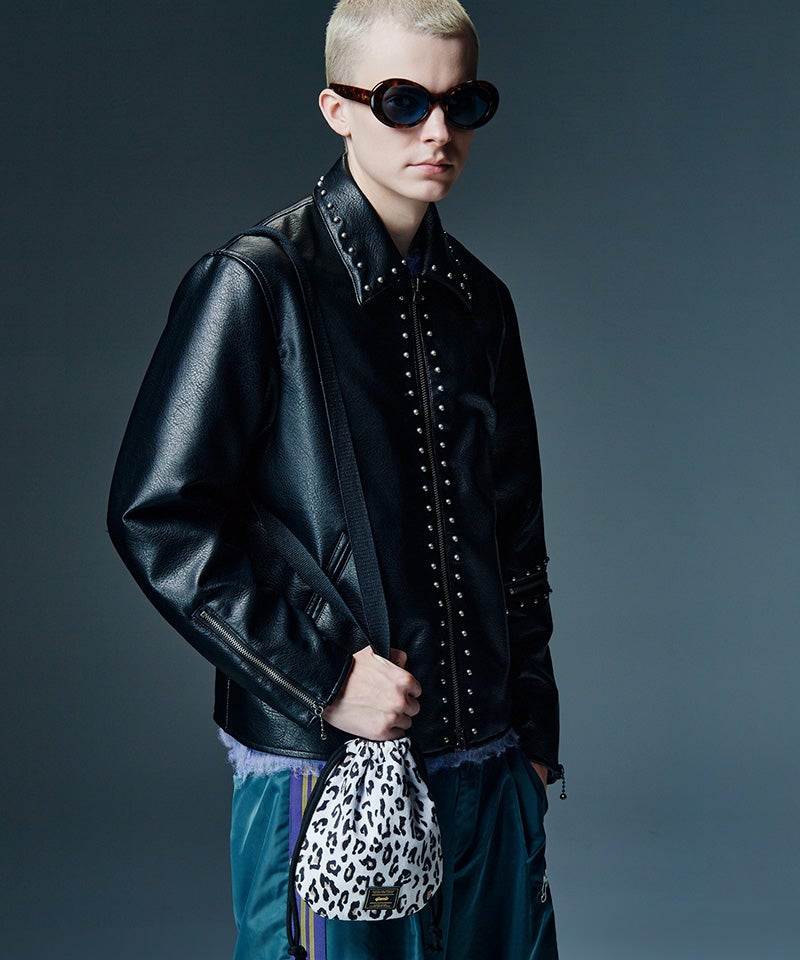 glamb(グラム)】【予約販売12月中旬～下旬入荷】Leopard Drawstring