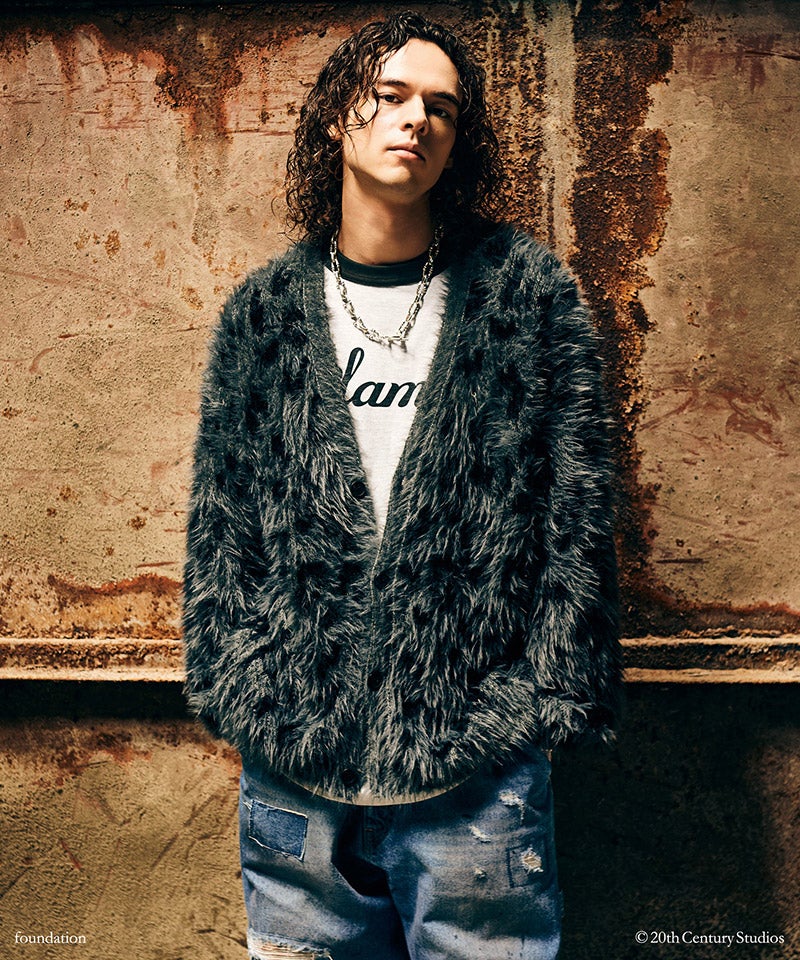 glamb カーディガン glamb(グラム)】【予約販売11月下旬～12月上旬入荷】Shaggy Leopard