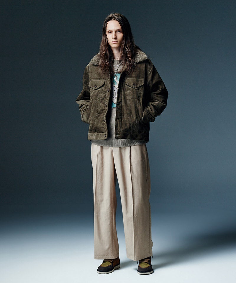 glamb(グラム)】【予約販売11月下旬～12月上旬入荷】Fur Corduroy