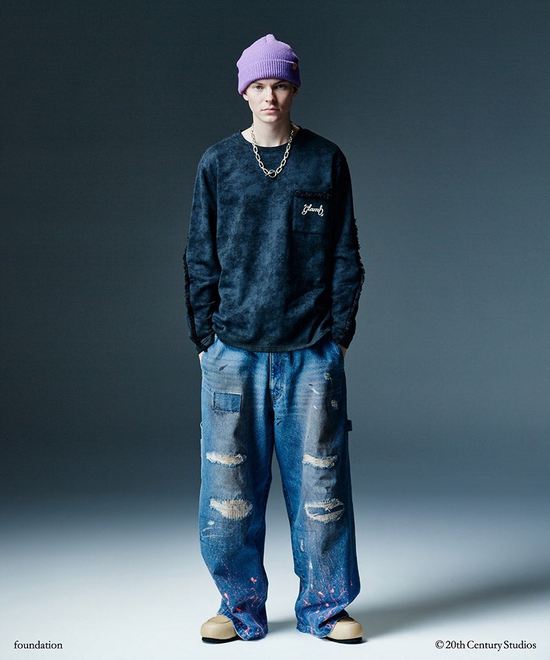 glamb(グラム)】【予約販売11月下旬～12月上旬入荷】Fringe Sweat