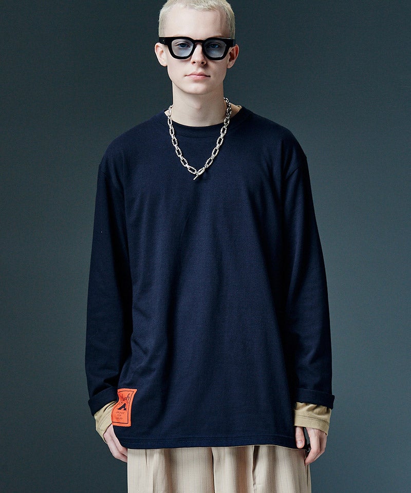 Navy×Beige
