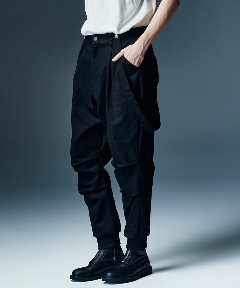 glamb(グラム)】【予約販売10月下旬～11月上旬入荷】Suspender Sarouel