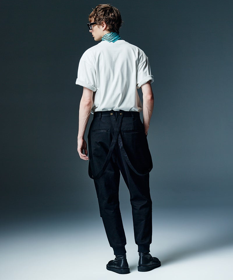 glamb(グラム)】【予約販売10月下旬～11月上旬入荷】Suspender Sarouel