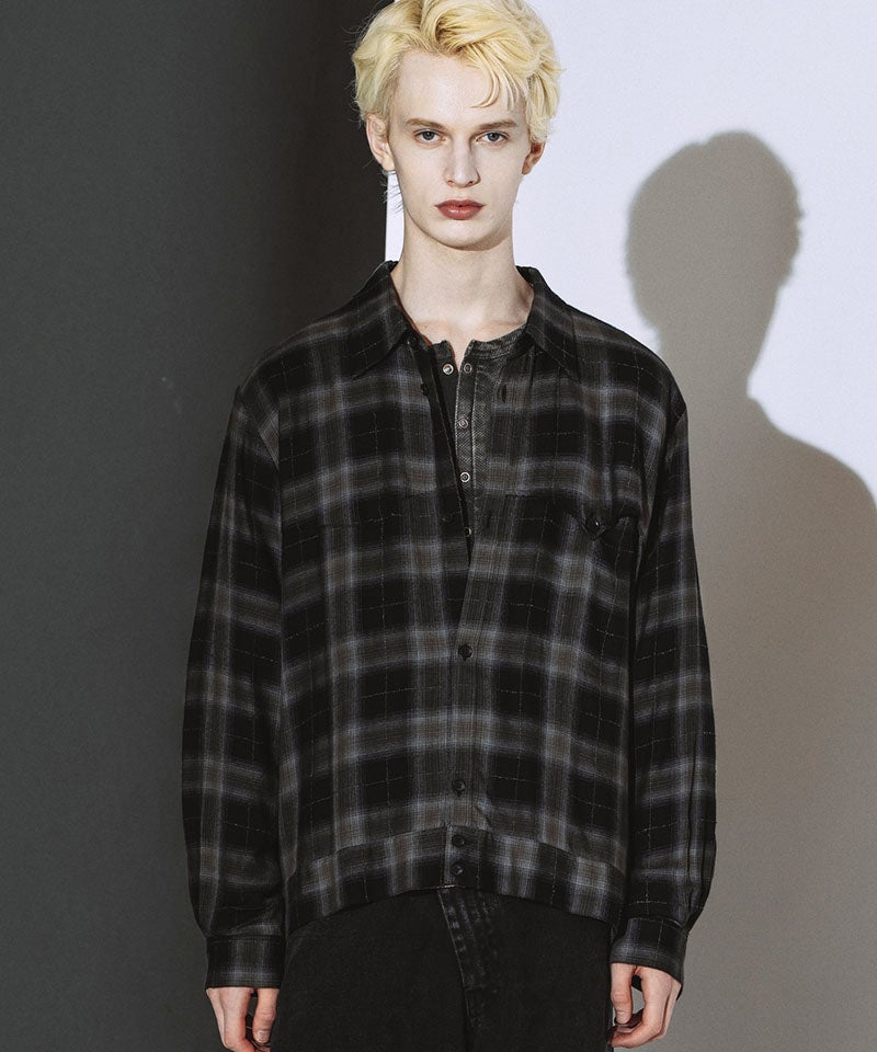 NO ID.(ノーアイディー)】【予約販売9月上旬～中旬入荷】 ｵﾝﾌﾞﾚｰﾁｪｯｸ