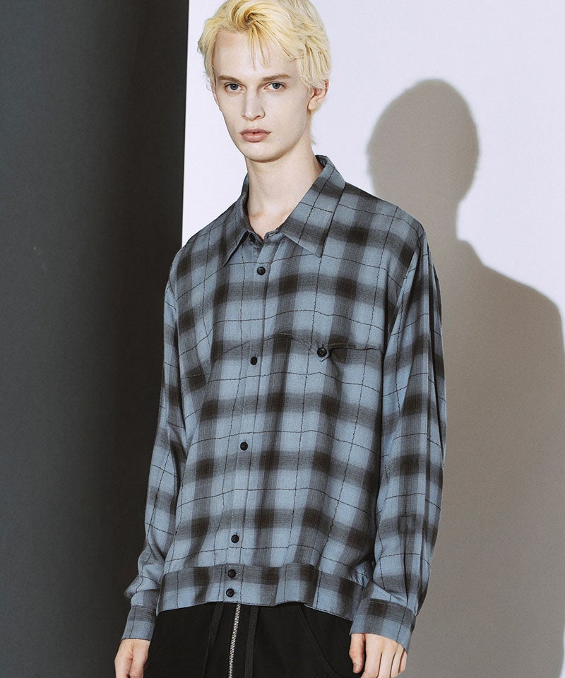 NO ID.(ノーアイディー)】【予約販売9月上旬～中旬入荷】 ｵﾝﾌﾞﾚｰﾁｪｯｸ