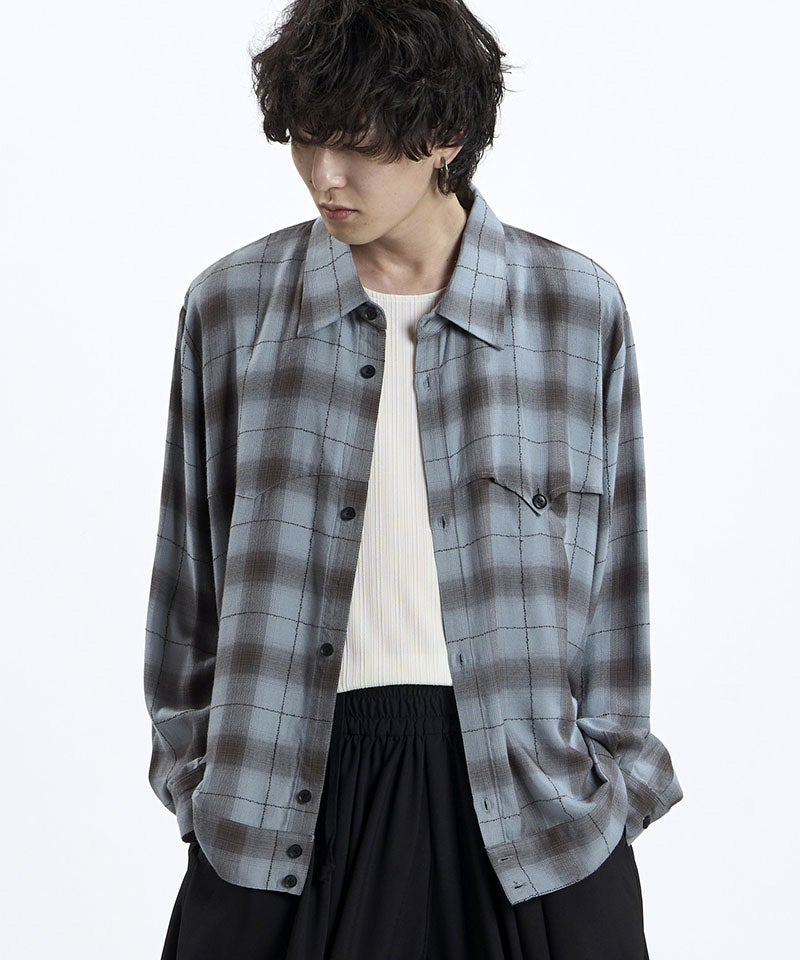 NO ID.(ノーアイディー)】【予約販売9月上旬～中旬入荷】 ｵﾝﾌﾞﾚｰﾁｪｯｸ