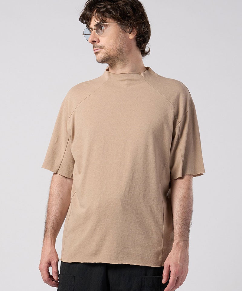wjk】【予約販売4月下旬～5月上旬入荷】cut-off semi mock neck S-S