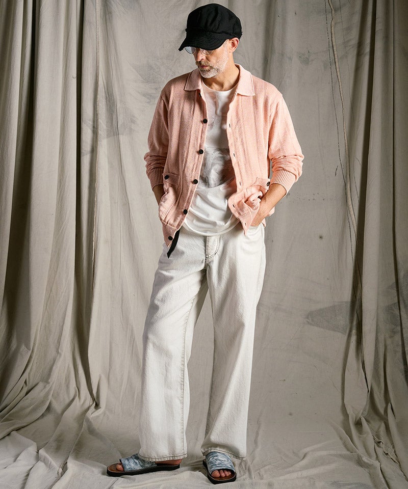 wjk】【予約販売4月中旬～下旬入荷】GIMA stripe knit shirt ニット