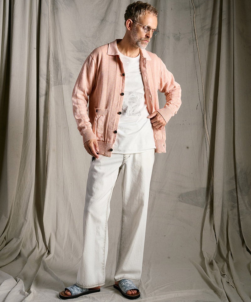 wjk】【予約販売4月中旬～下旬入荷】GIMA stripe knit shirt ニット