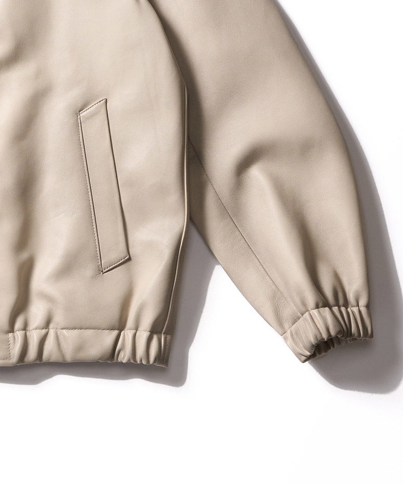 wjk】【予約販売2月下旬～3月上旬入荷】lamb leather bomber jacket