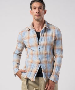 51 pale blue check