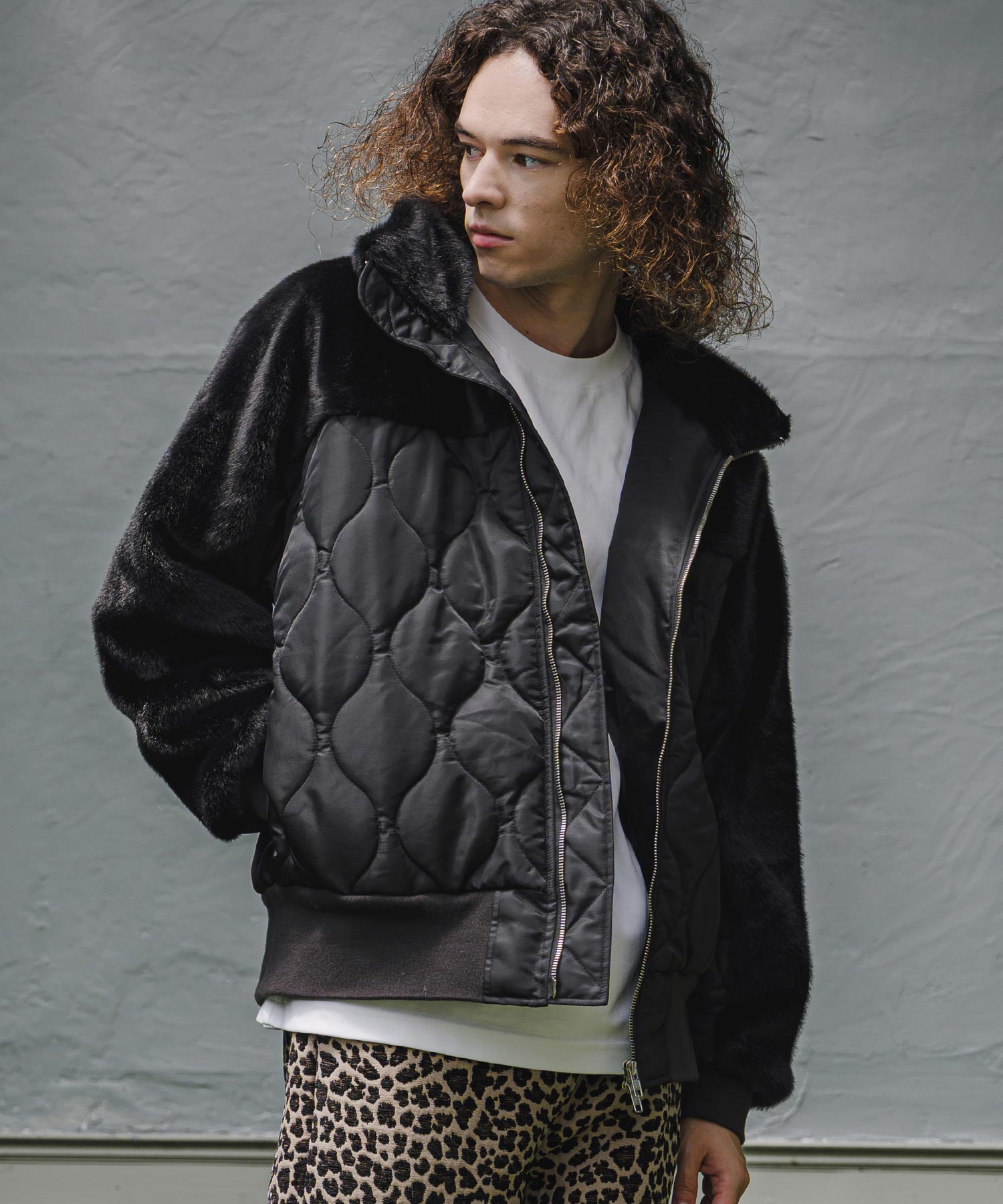 CAMBIO(カンビオ)】【予約販売11月中旬～下旬入荷】 Faux Fur Wave