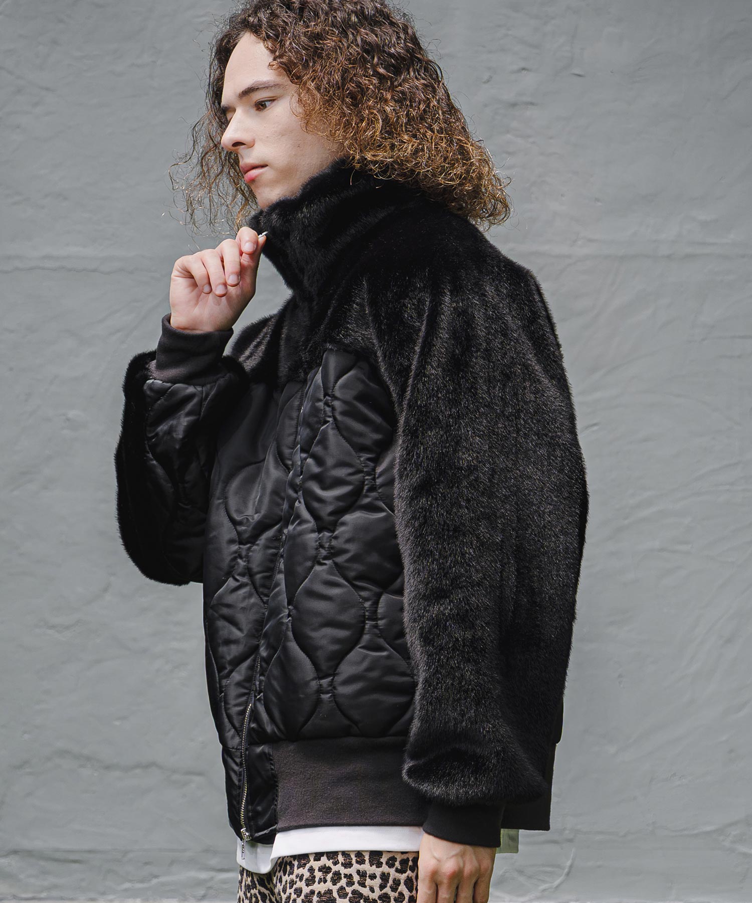 CAMBIO(カンビオ)】【予約販売11月中旬～下旬入荷】 Faux Fur Wave