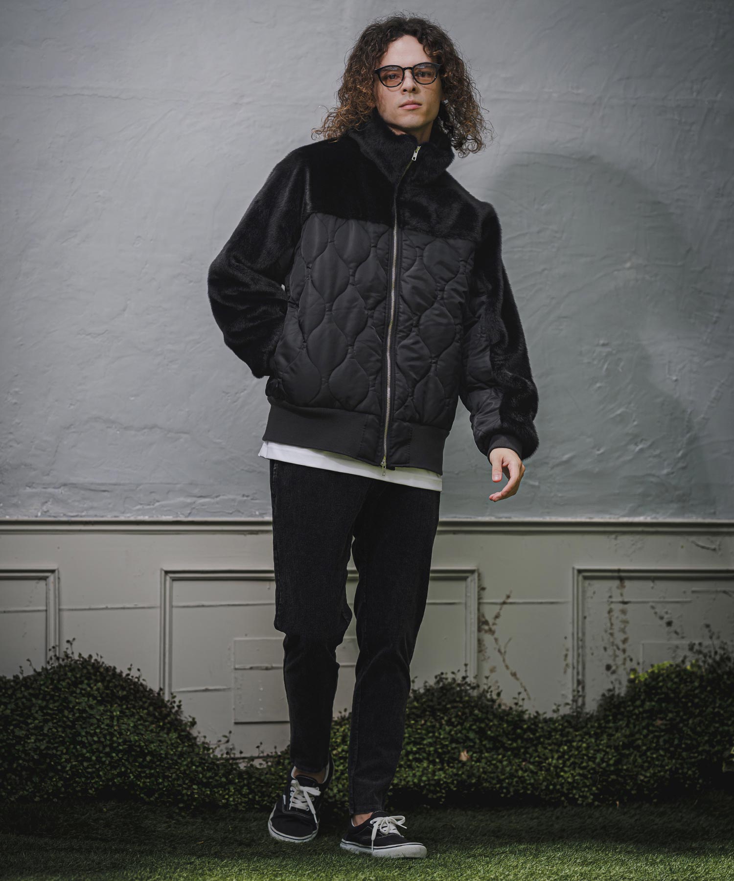 CAMBIO(カンビオ)】【予約販売11月中旬～下旬入荷】 Faux Fur Wave