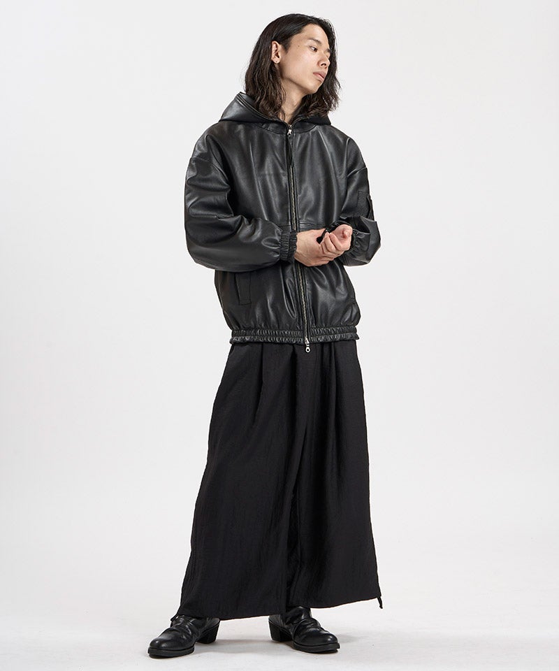 NO ID.(ノーアイディー)】 ｼｰﾌﾟﾚｻﾞｰBIGﾌｰﾃﾞｯﾄﾞBLZ ブルゾン(859030