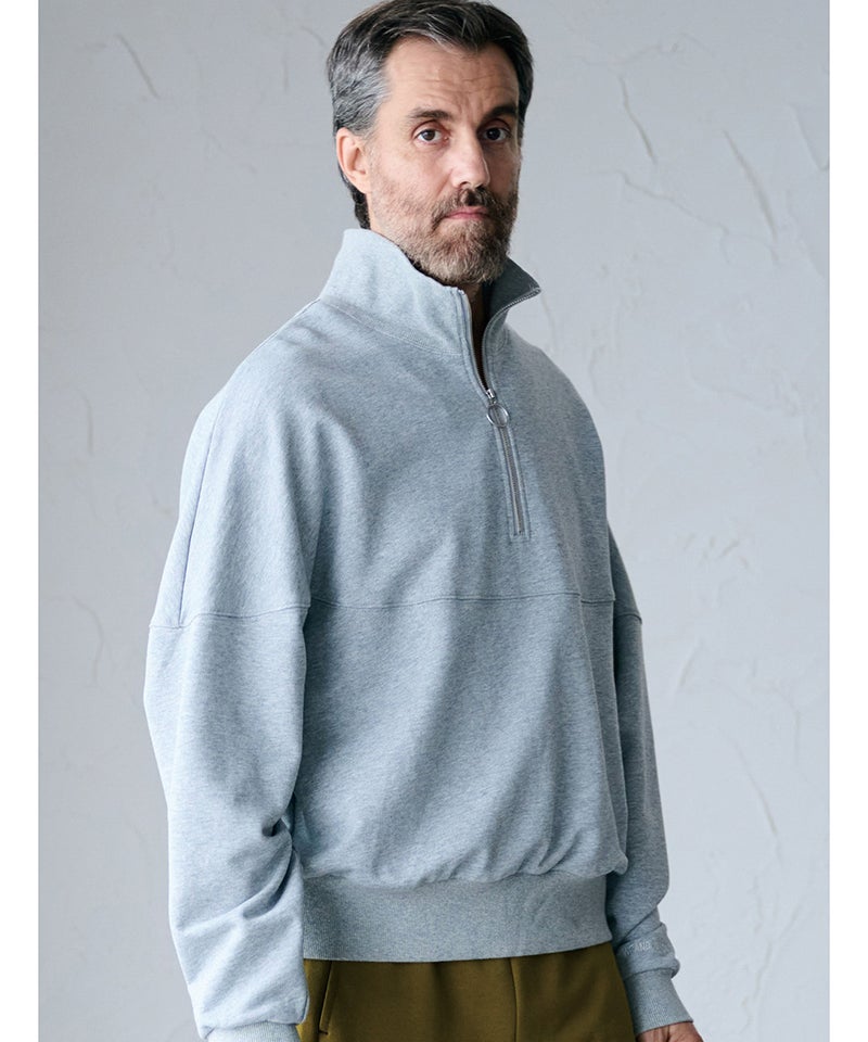 Kelen(ケレン)】【予約販売1月中旬～下旬入荷】 CUP CUT HALF ZIP TOP
