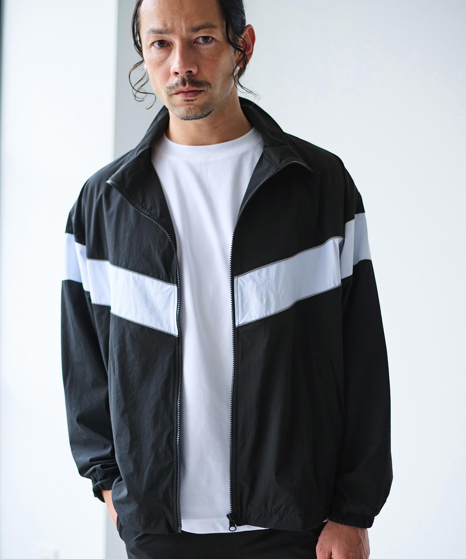ideaswamトラックジャケットMサイズ AXCXM(アクスシーム)】Tactical Nylon Comfort 「V-Reflector」 Track