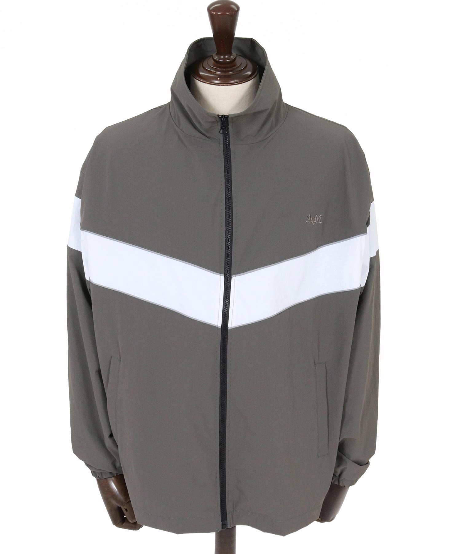 No.3517 MARUKYU フィッシングジャケット ホワイト ブラックM AXCXM(アクスシーム)】Tactical Nylon Comfort 「V-Reflector」 Track