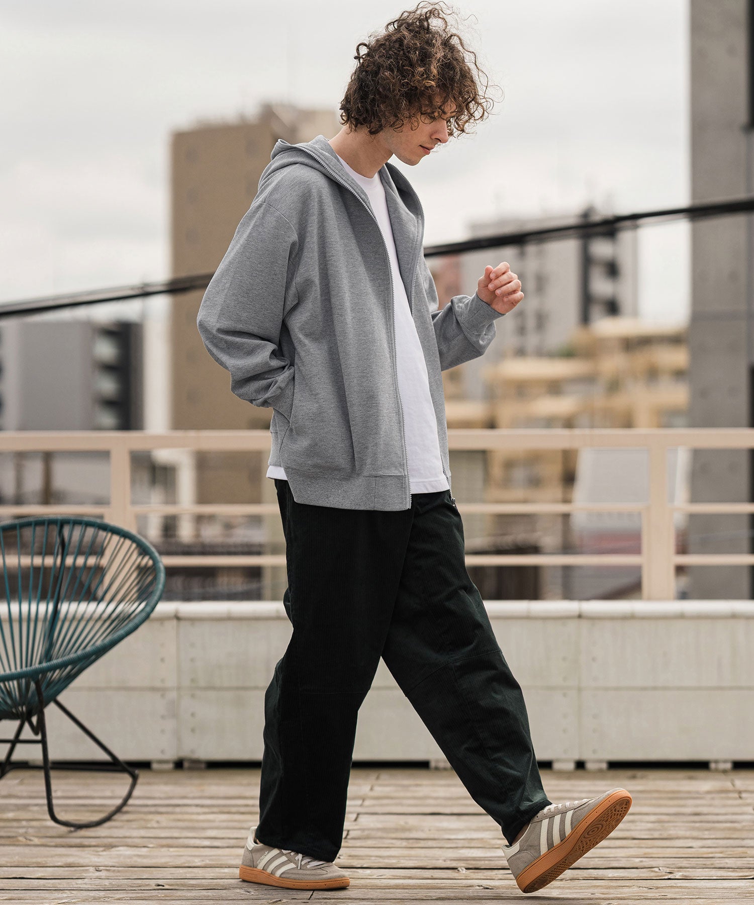 CAMBIO(カンビオ)】【予約販売11月上旬～中旬入荷】Karze Zip Up