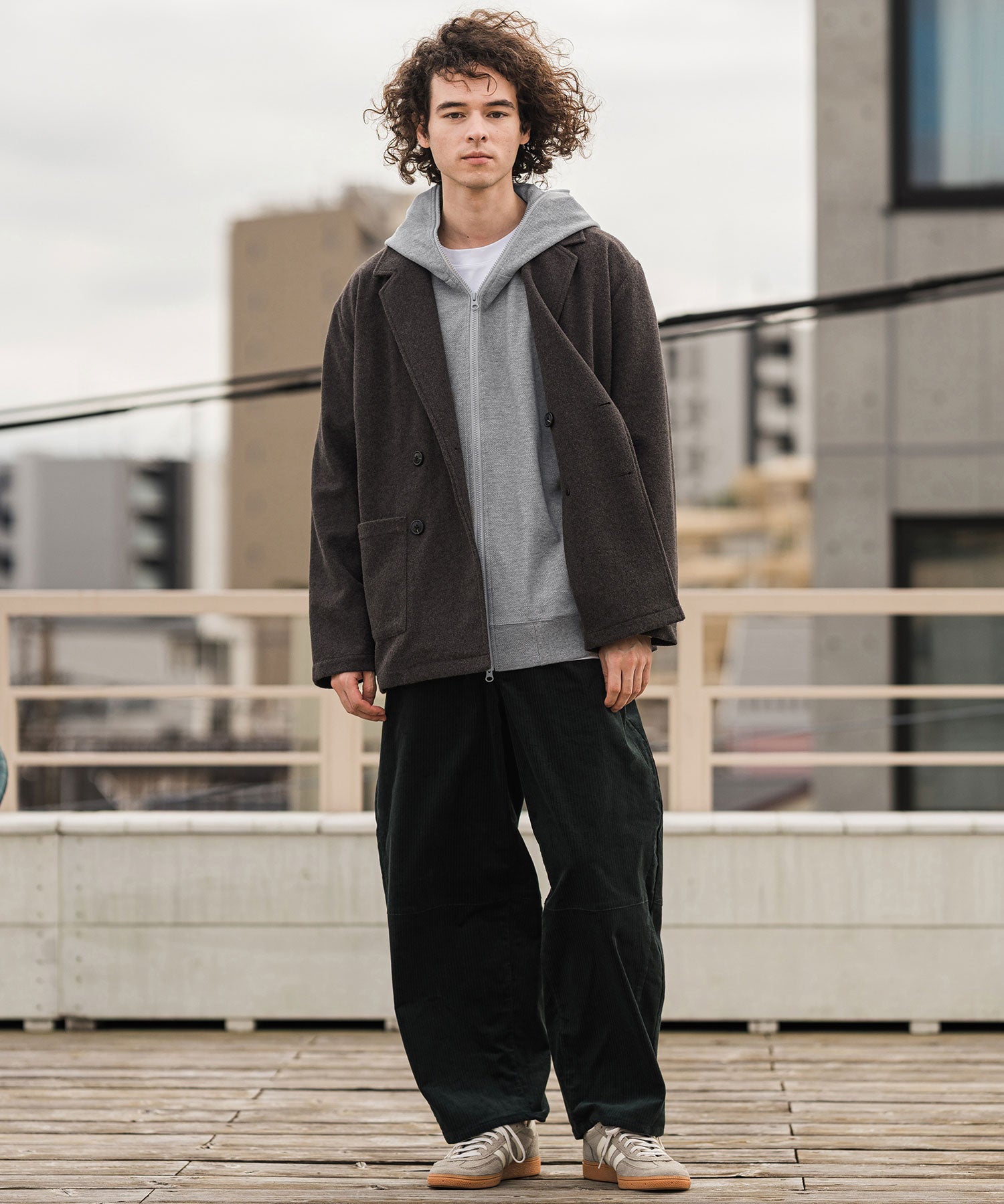 CAMBIO(カンビオ)】【予約販売11月上旬～中旬入荷】Karze Zip Up