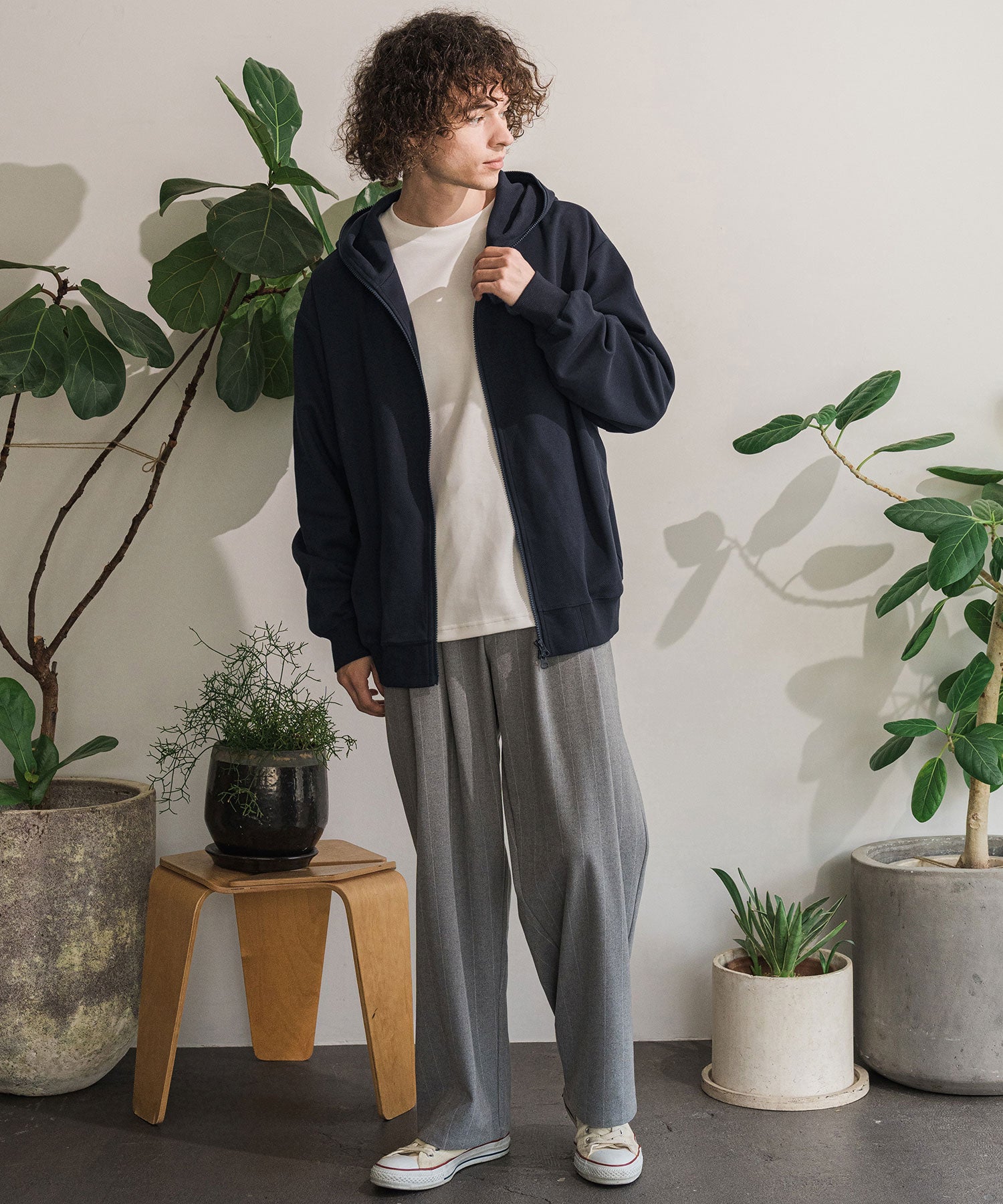 CAMBIO(カンビオ)】【予約販売11月上旬～中旬入荷】Karze Zip Up