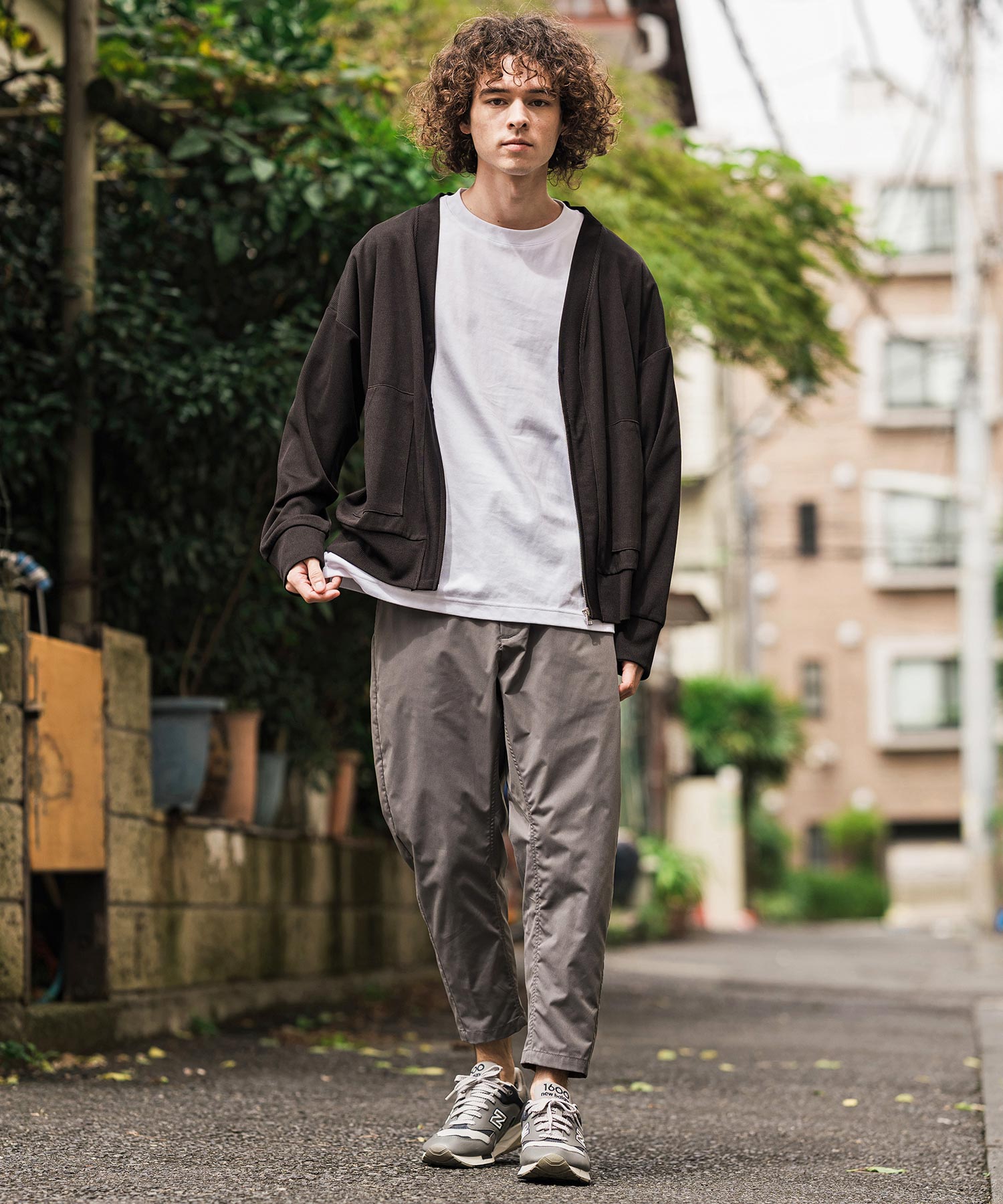 CAMBIO(カンビオ)】【予約販売10月上旬～中旬入荷】ZIPカーディガン