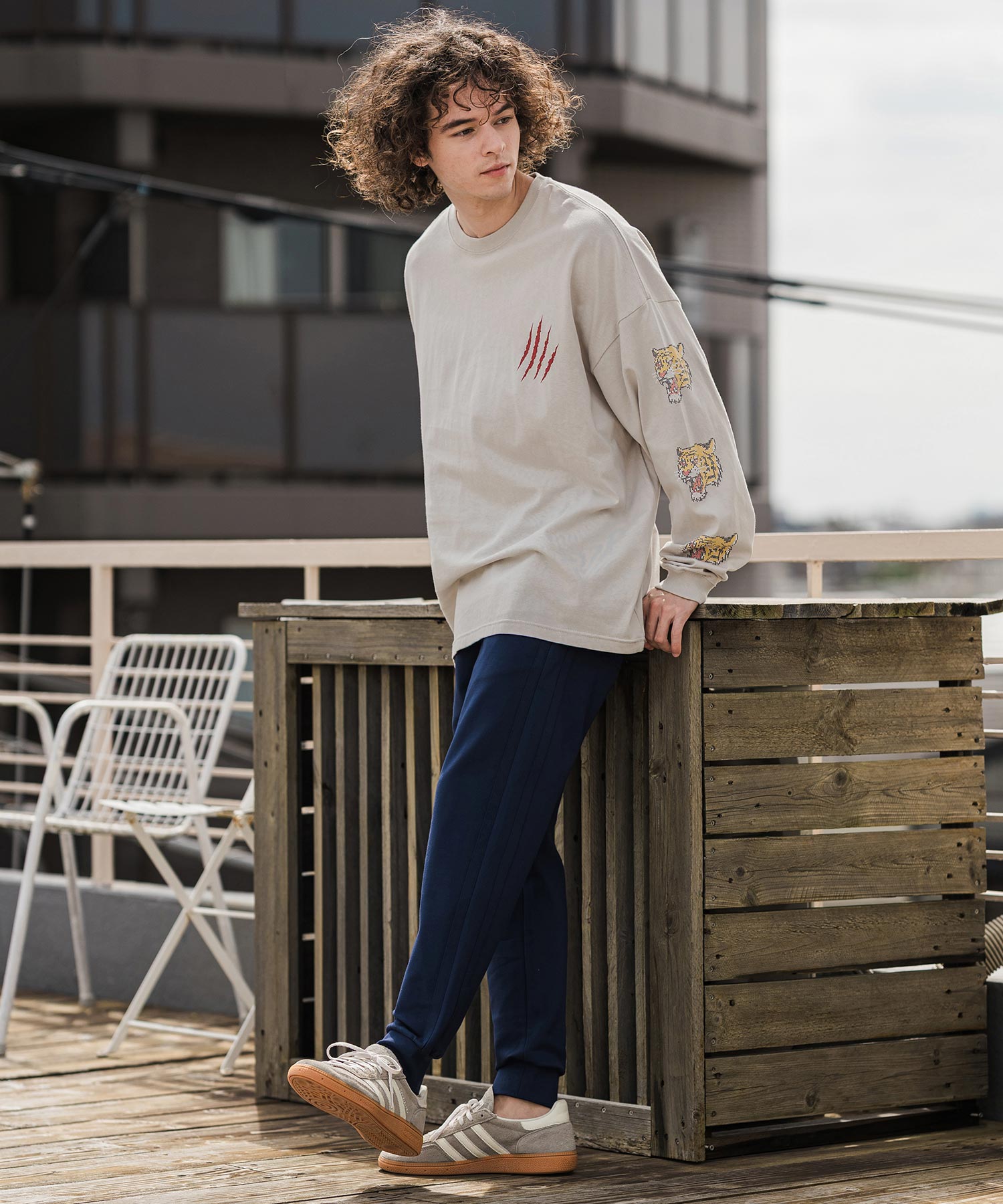 version of you フィンガーロングスリーブTシャツ ちゃぴさん CAMBIO(カンビオ)】【予約販売10月上旬～中旬入荷】プリントロンT